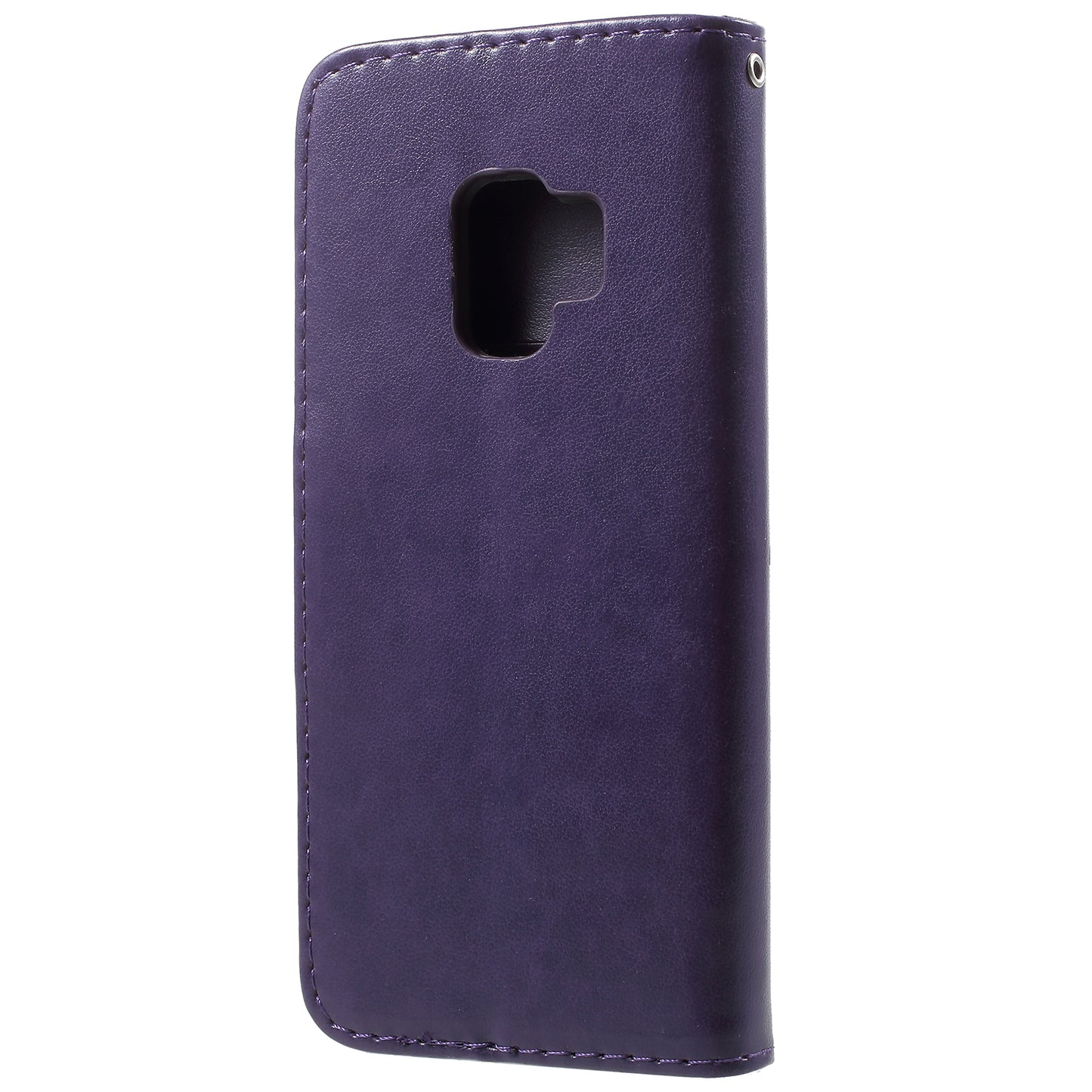 For Samsung Galaxy S9 G960 Imprint Butterfly and Flower Flip Leather Wallet Case