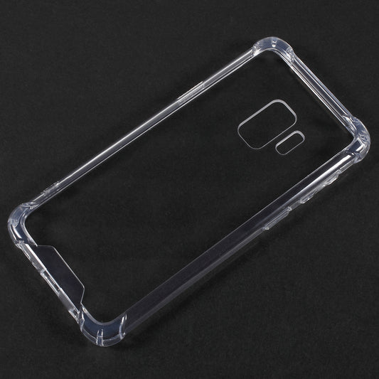 Drop-Proof Clear Acrylic Back + TPU Edge Hybrid Shell for Samsung Galaxy S9
