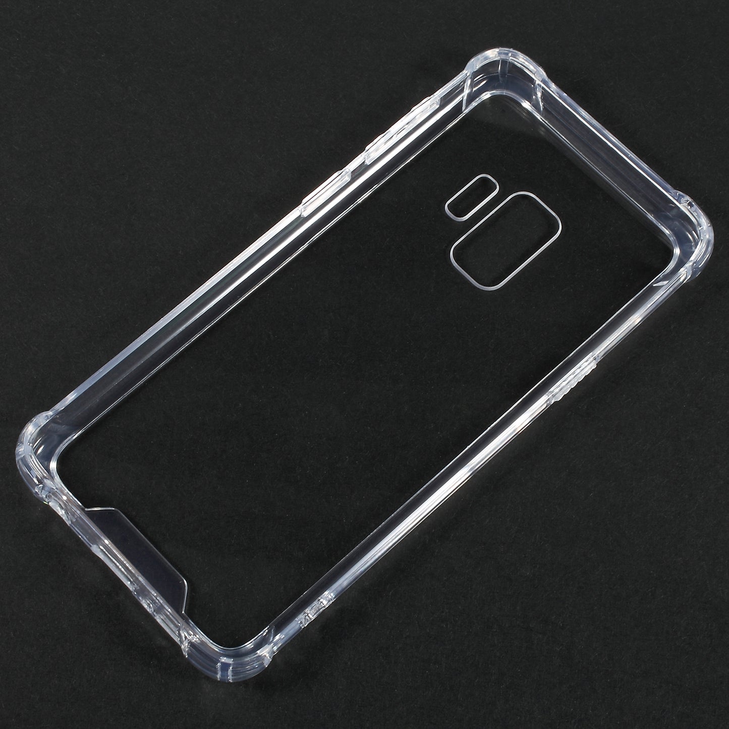 Drop-Proof Clear Acrylic Back + TPU Edge Hybrid Shell for Samsung Galaxy S9
