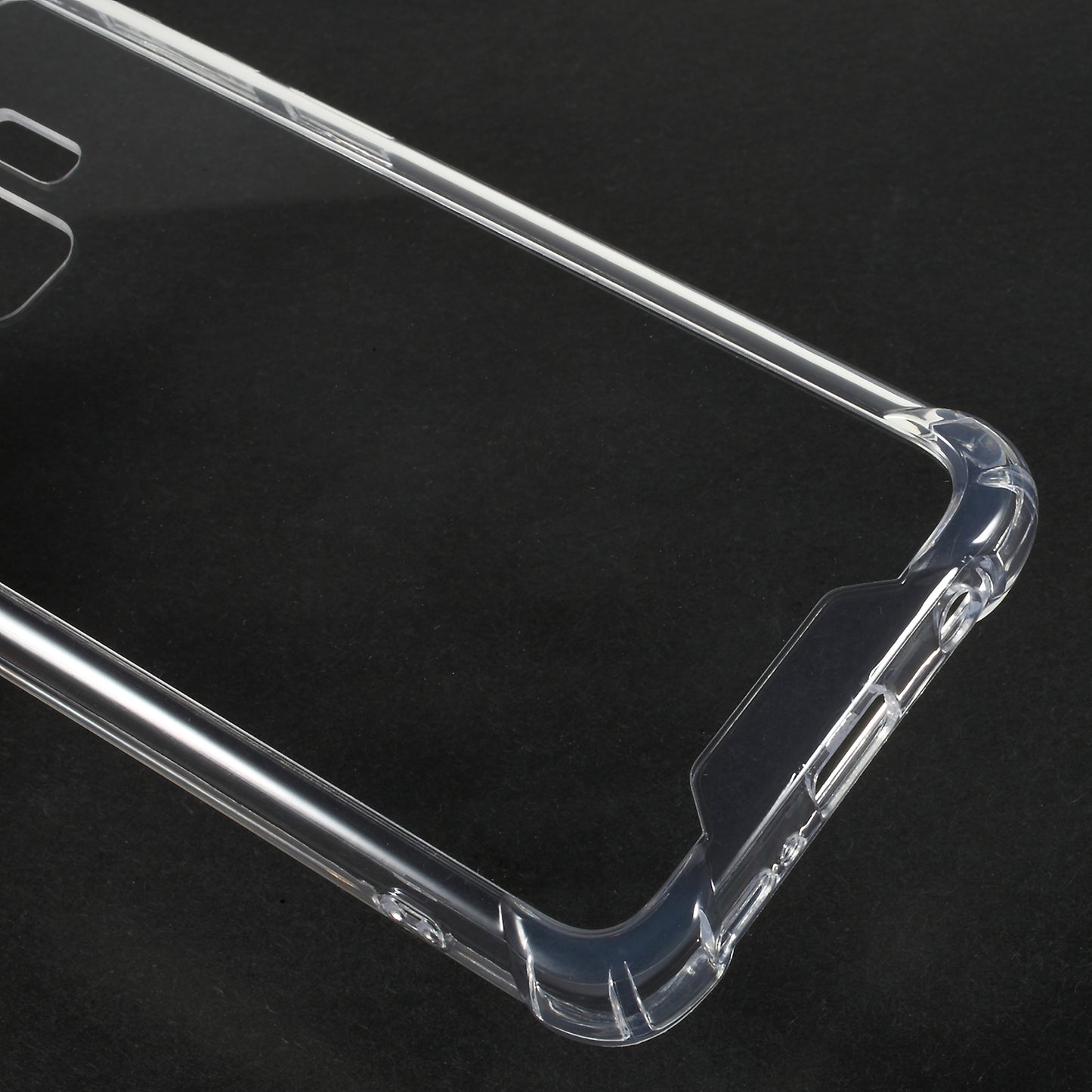 Drop-Proof Clear Acrylic Back + TPU Edge Hybrid Shell for Samsung Galaxy S9