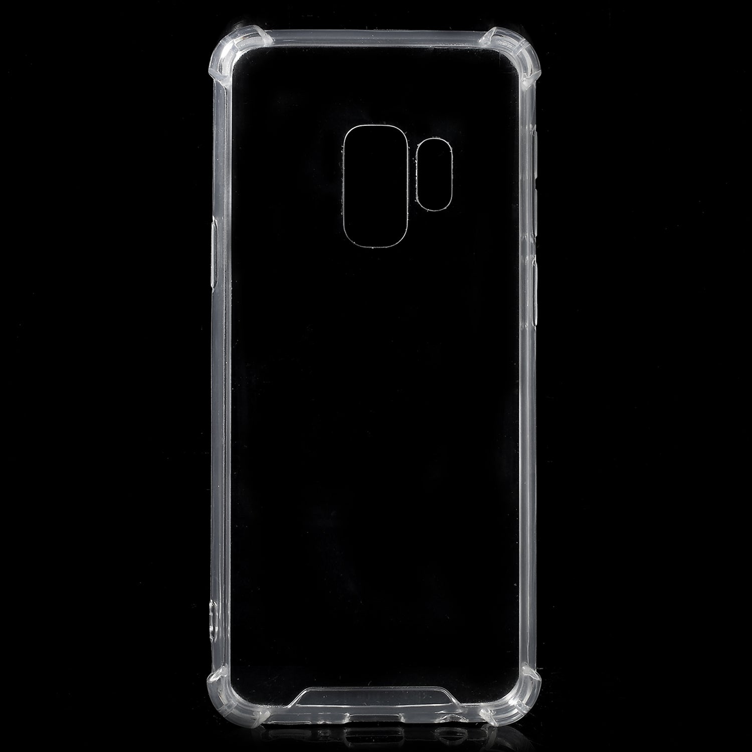 Crystal Clear Acrylic + Flexible TPU Hybrid Phone Case for Samsung Galaxy S9 G960