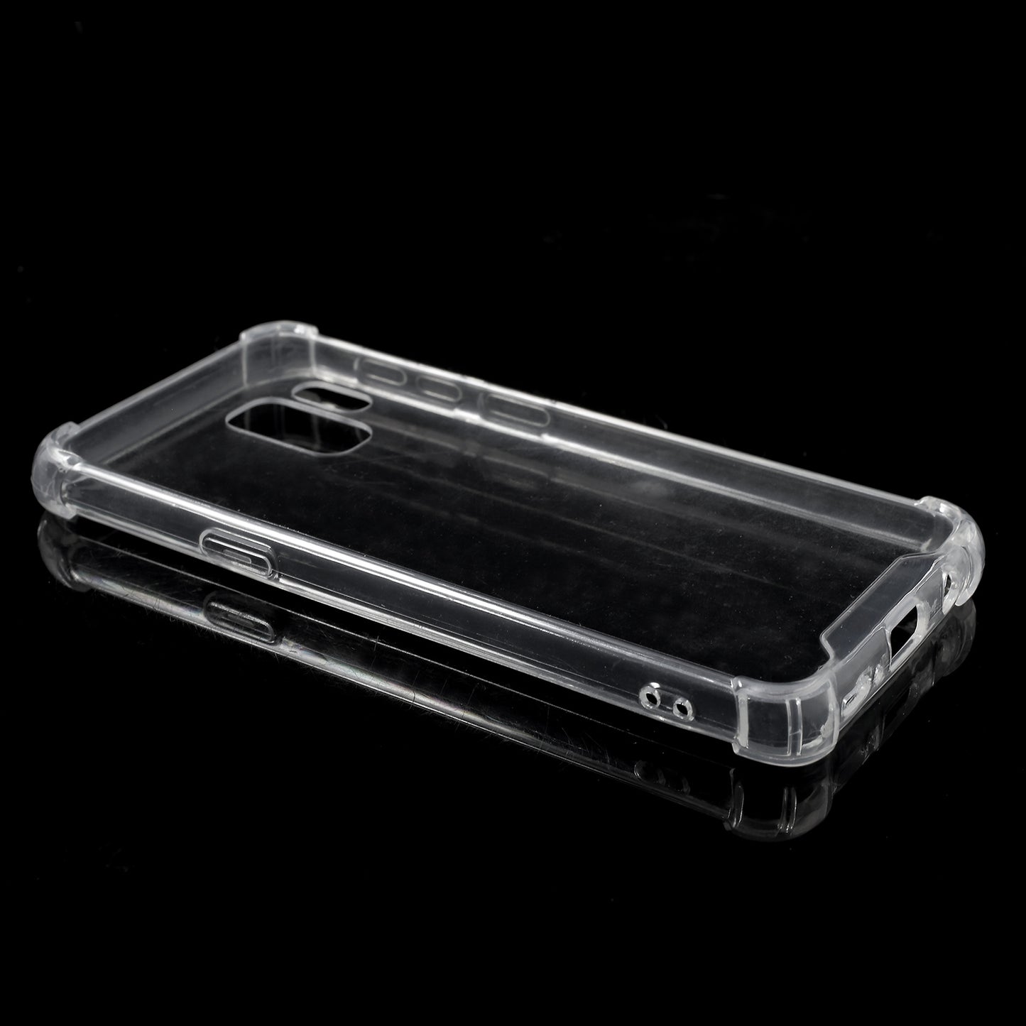 Crystal Clear Acrylic + Flexible TPU Hybrid Phone Case for Samsung Galaxy S9 G960