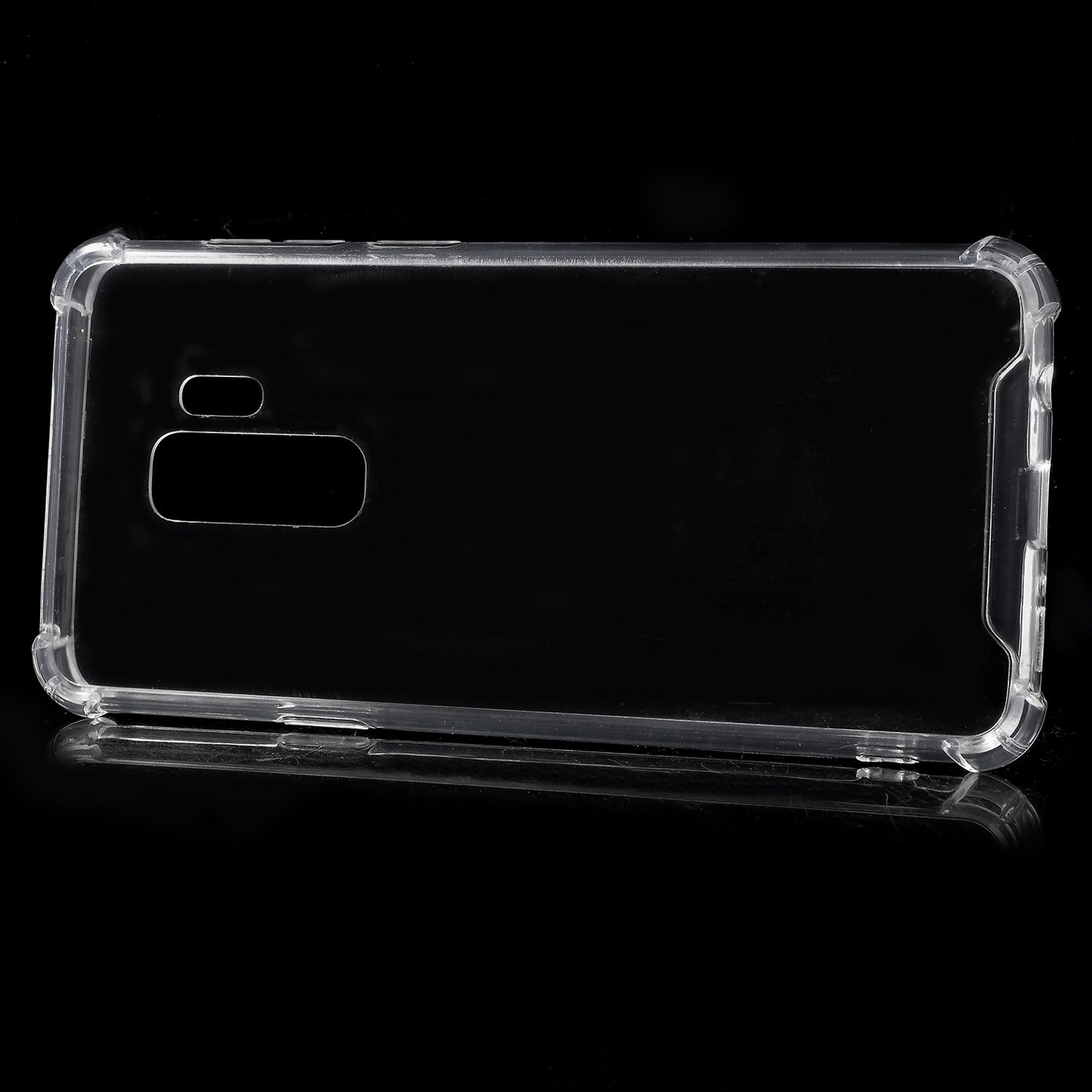 Crystal Clear Acrylic + Flexible TPU Hybrid Phone Case for Samsung Galaxy S9+ G965