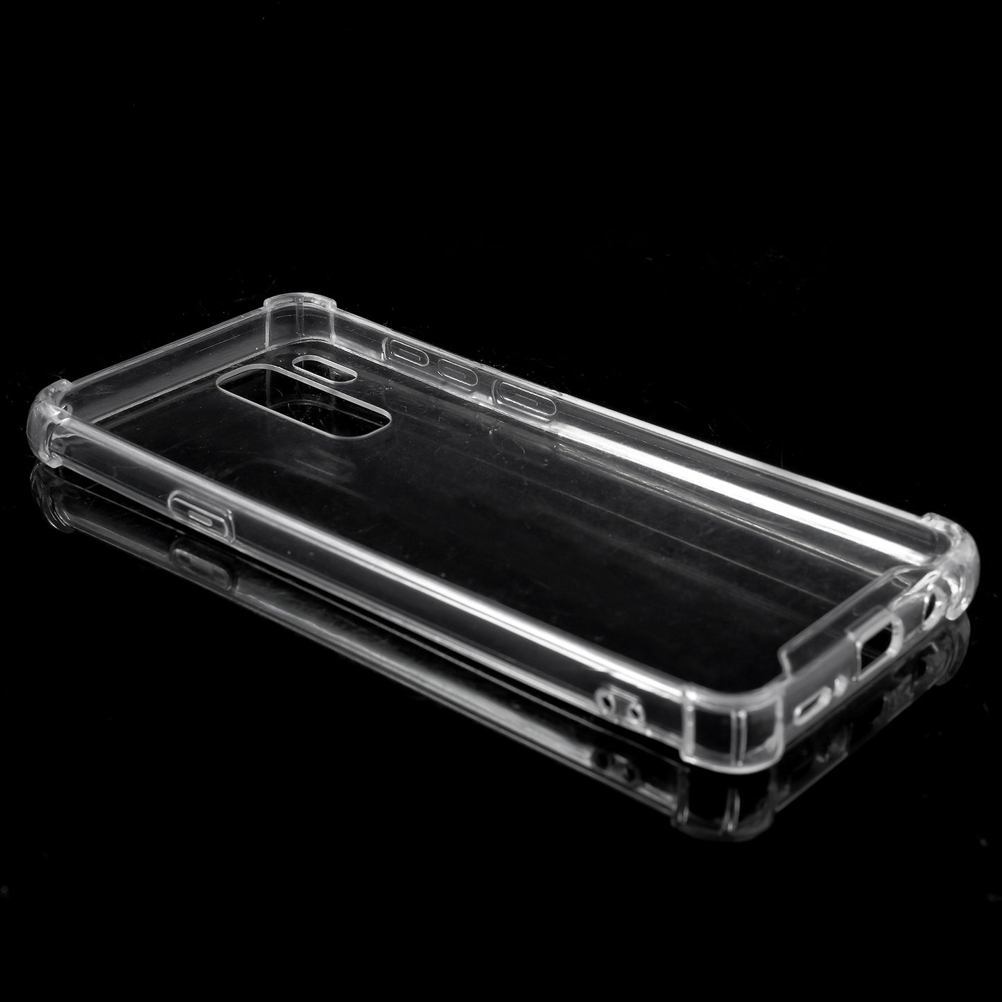 Crystal Clear Acrylic + Flexible TPU Hybrid Phone Case for Samsung Galaxy S9+ G965