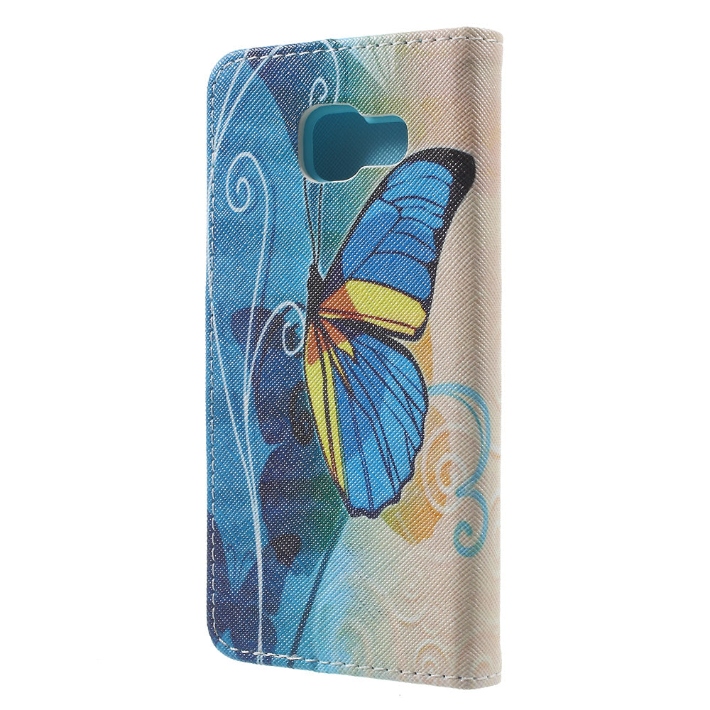 Stand Leather Phone Case for Samsung Galaxy A3 SM-A310F (2016)