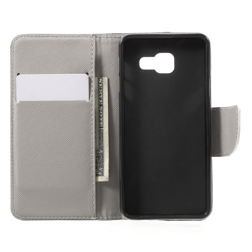 Stand Leather Phone Case for Samsung Galaxy A3 SM-A310F (2016)