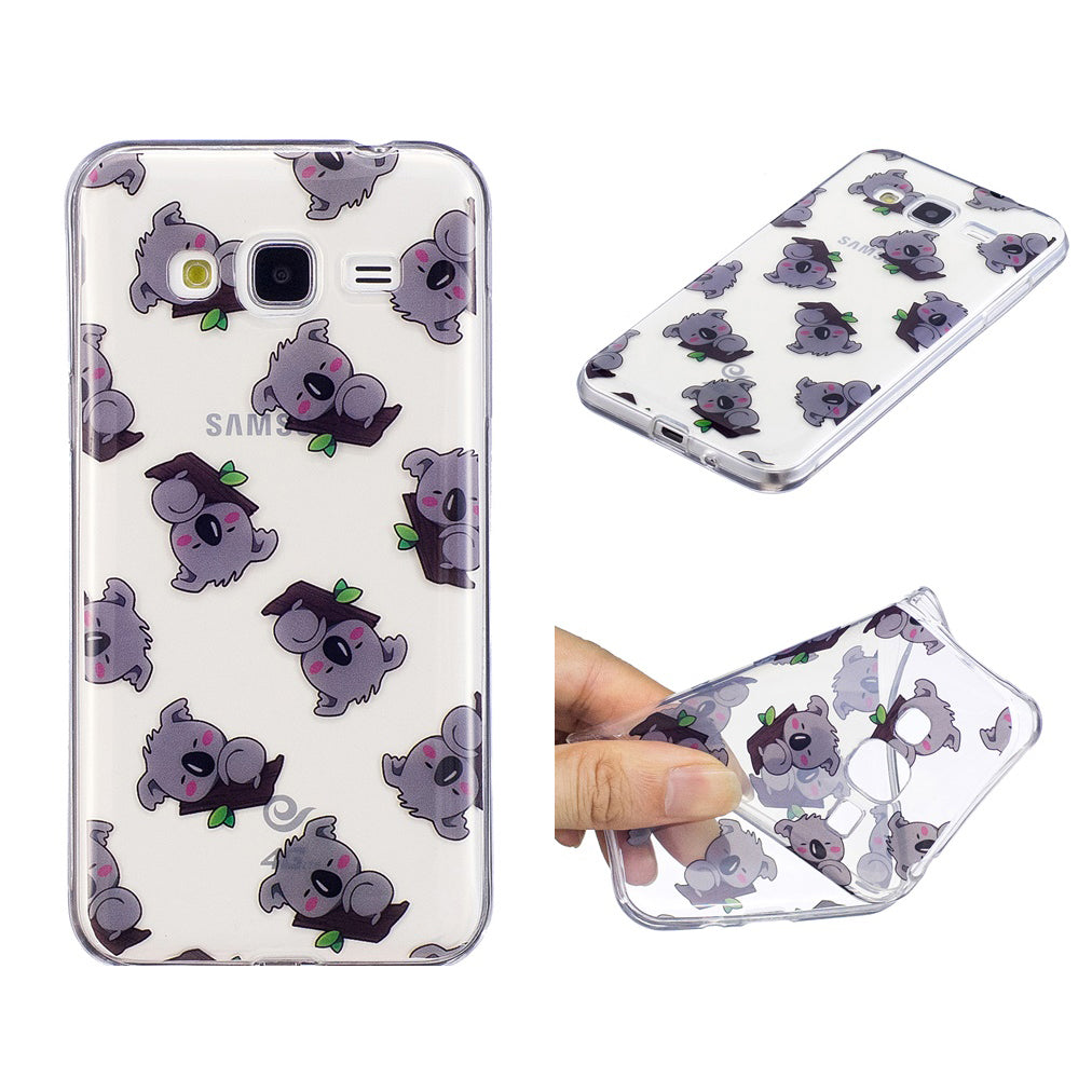 Patterned IMD Soft TPU Back Case for Samsung Galaxy J3 (2016) / J3