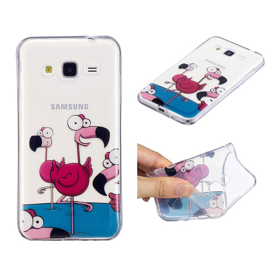 Patterned IMD Soft TPU Back Case for Samsung Galaxy J3 (2016) / J3