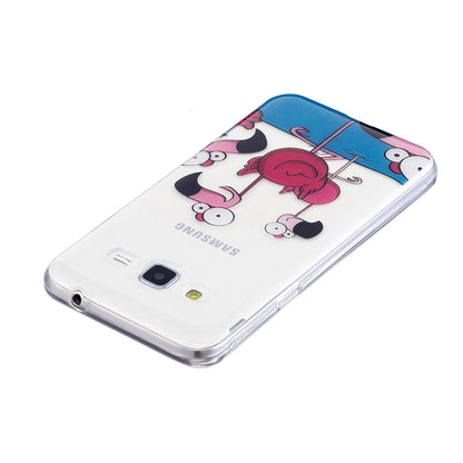 Patterned IMD Soft TPU Back Case for Samsung Galaxy J3 (2016) / J3