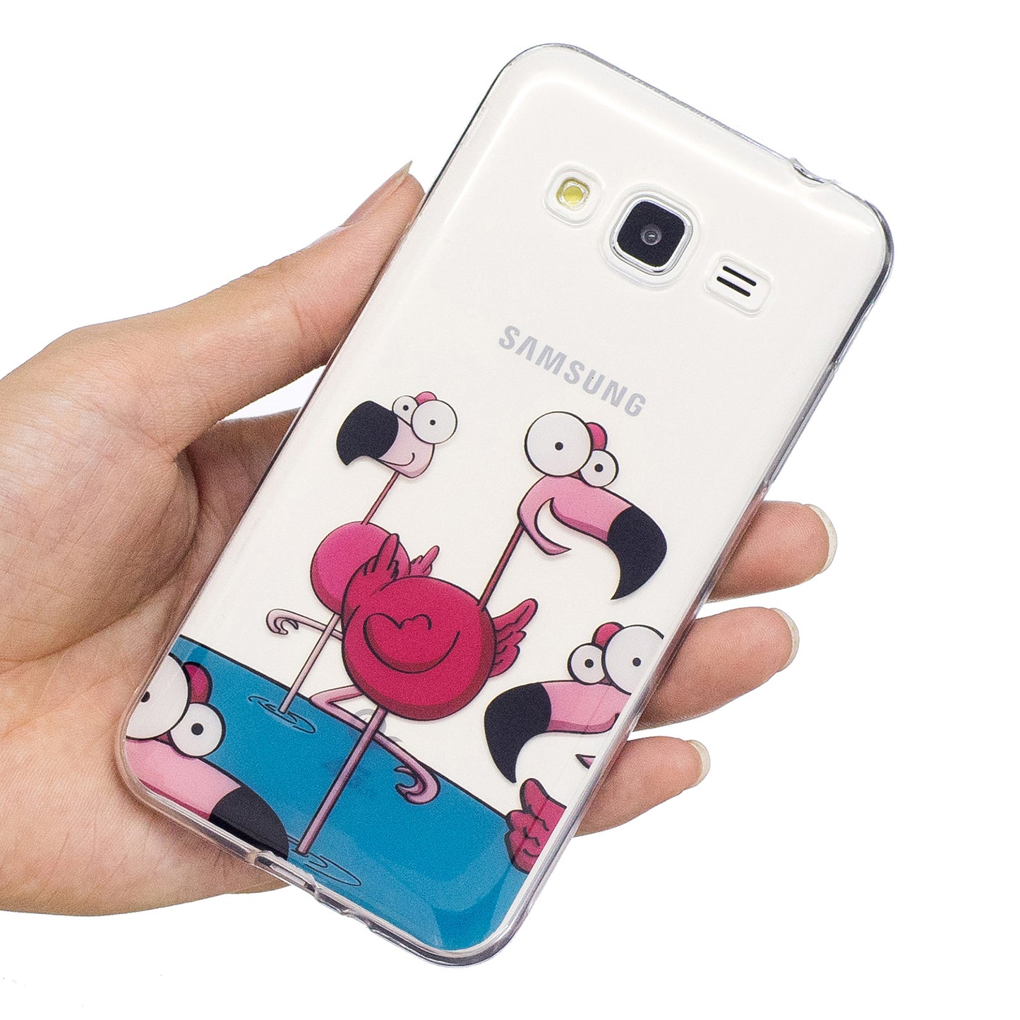 Patterned IMD Soft TPU Back Case for Samsung Galaxy J3 (2016) / J3