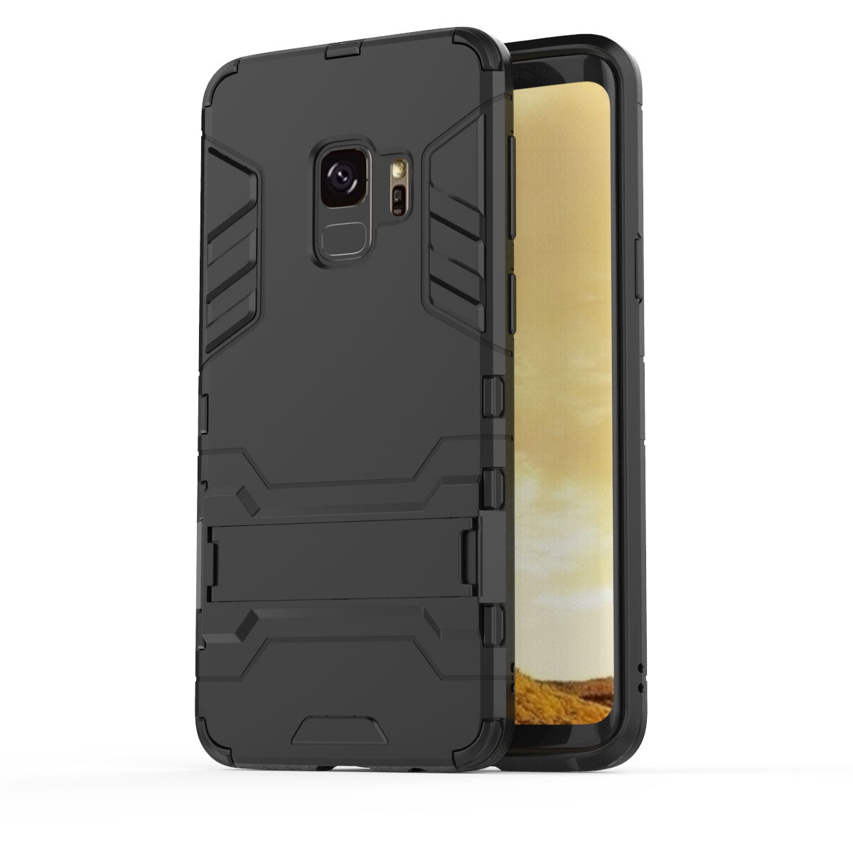 Cool Guard PC TPU Hybrid Case with Kickstand for Samsung Galaxy S9 G960