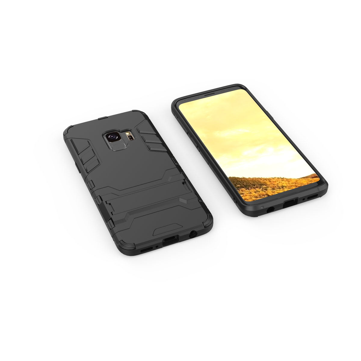 Cool Guard PC TPU Hybrid Case with Kickstand for Samsung Galaxy S9 G960