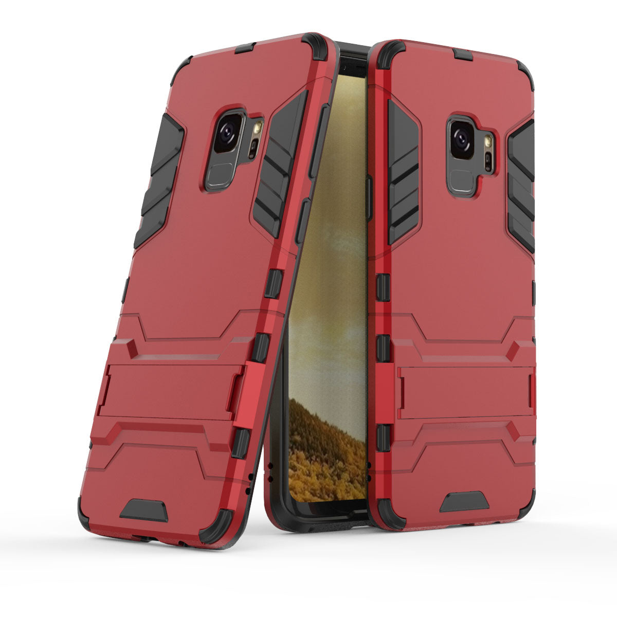 Cool Guard PC TPU Hybrid Case with Kickstand for Samsung Galaxy S9 G960