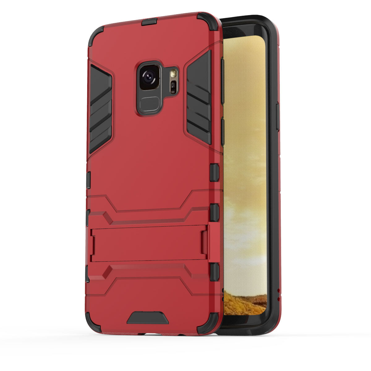 Cool Guard PC TPU Hybrid Case with Kickstand for Samsung Galaxy S9 G960