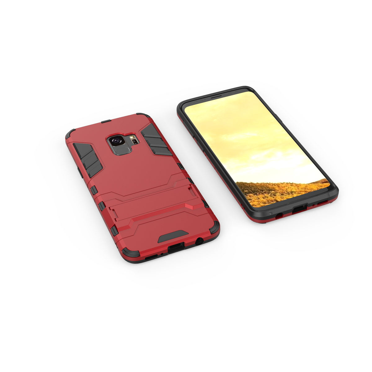Cool Guard PC TPU Hybrid Case with Kickstand for Samsung Galaxy S9 G960