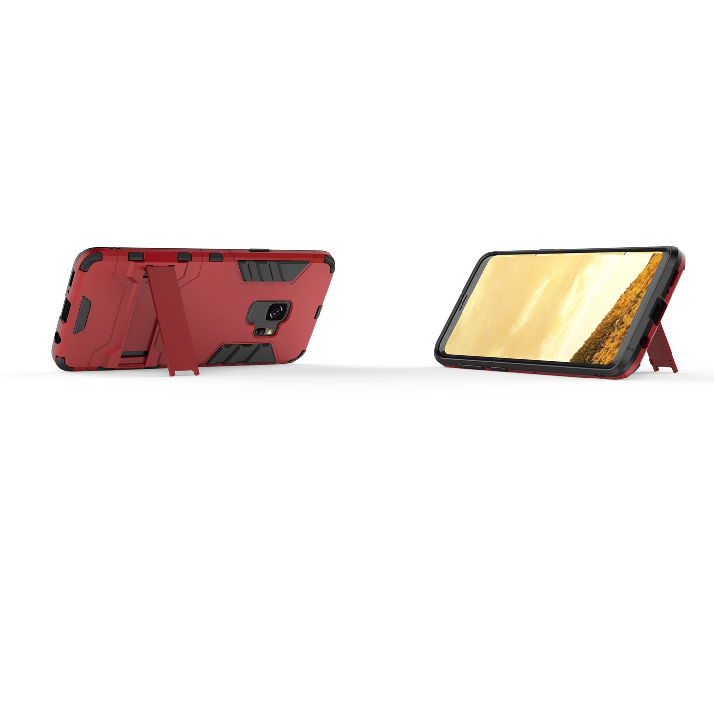 Cool Guard PC TPU Hybrid Case with Kickstand for Samsung Galaxy S9 G960
