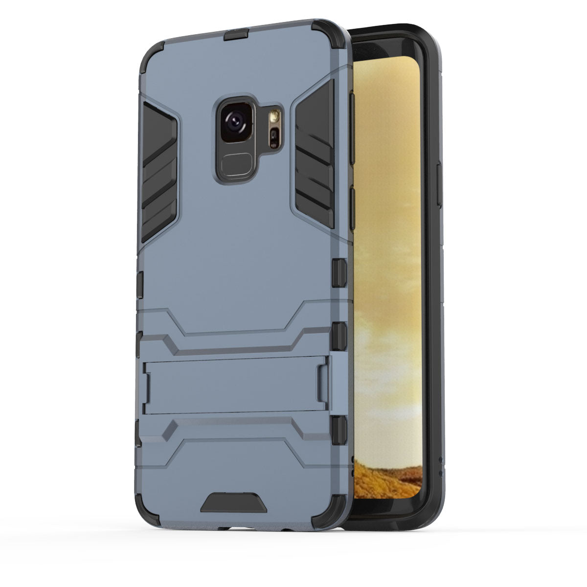 Cool Guard PC TPU Hybrid Case with Kickstand for Samsung Galaxy S9 G960