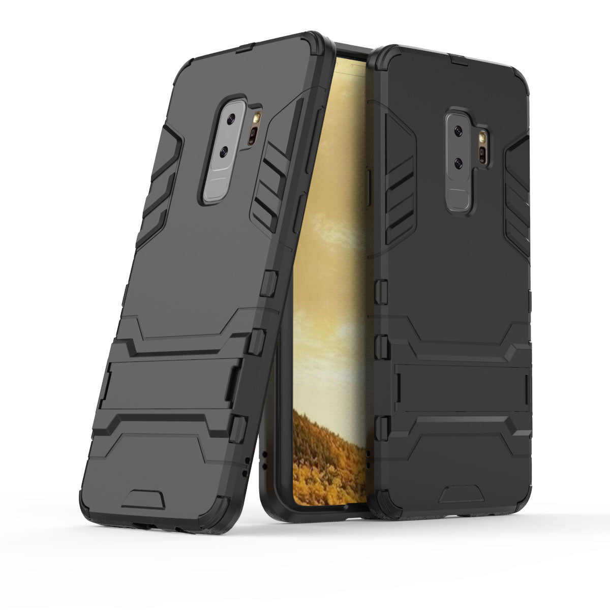 Cool Guard Kickstand Hybrid PC TPU Phone Case for Samsung Galaxy S9+ G965