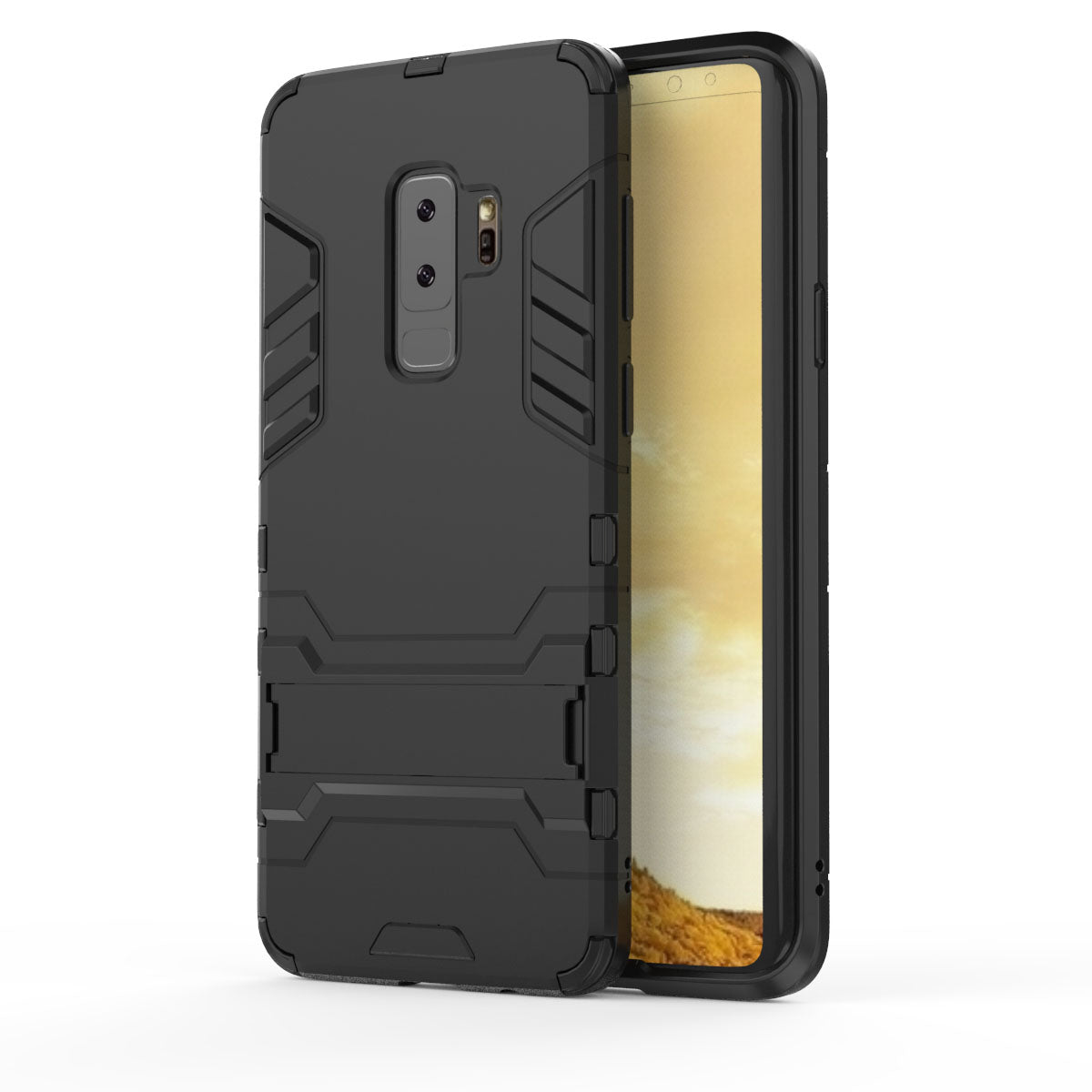 Cool Guard Kickstand Hybrid PC TPU Phone Case for Samsung Galaxy S9+ G965