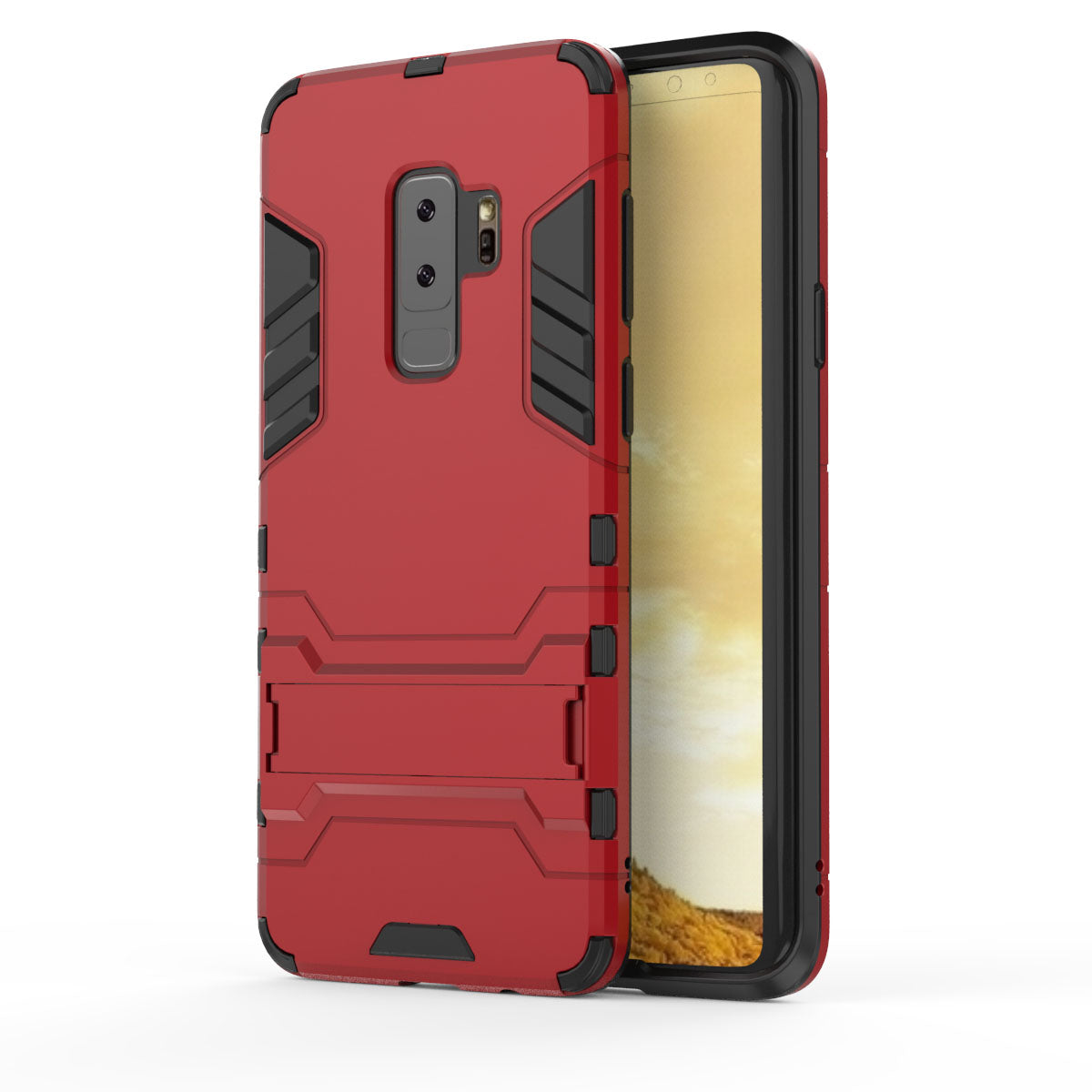 Cool Guard Kickstand Hybrid PC TPU Phone Case for Samsung Galaxy S9+ G965