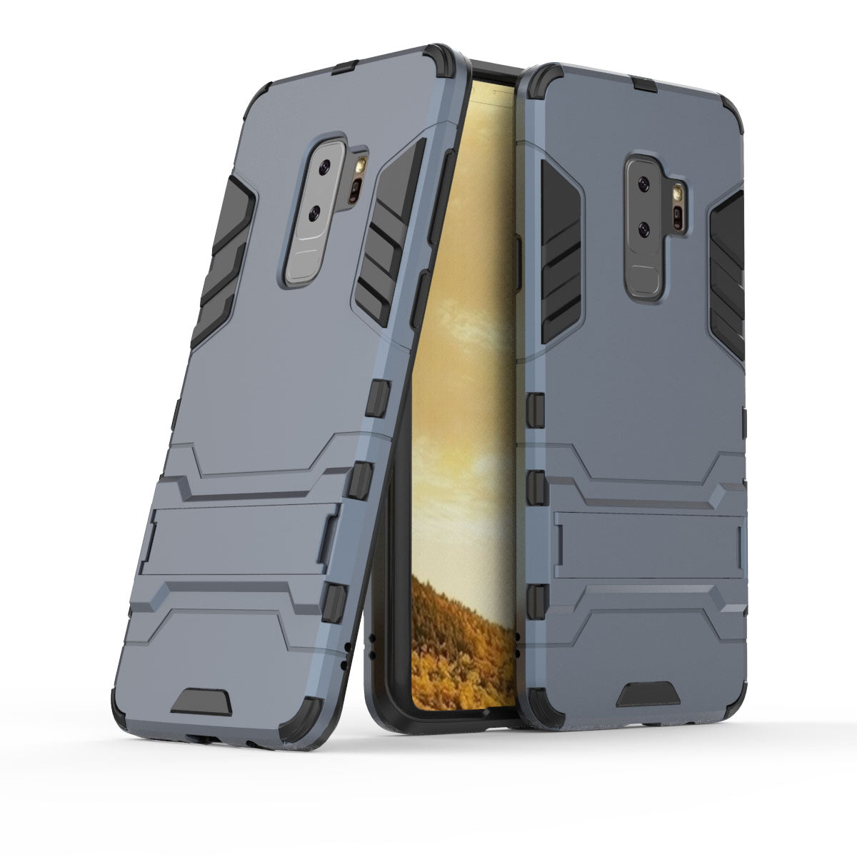 Cool Guard Kickstand Hybrid PC TPU Phone Case for Samsung Galaxy S9+ G965