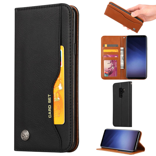 For Samsung Galaxy S9+ G965 PU Leather Wallet Stand Case Accessory