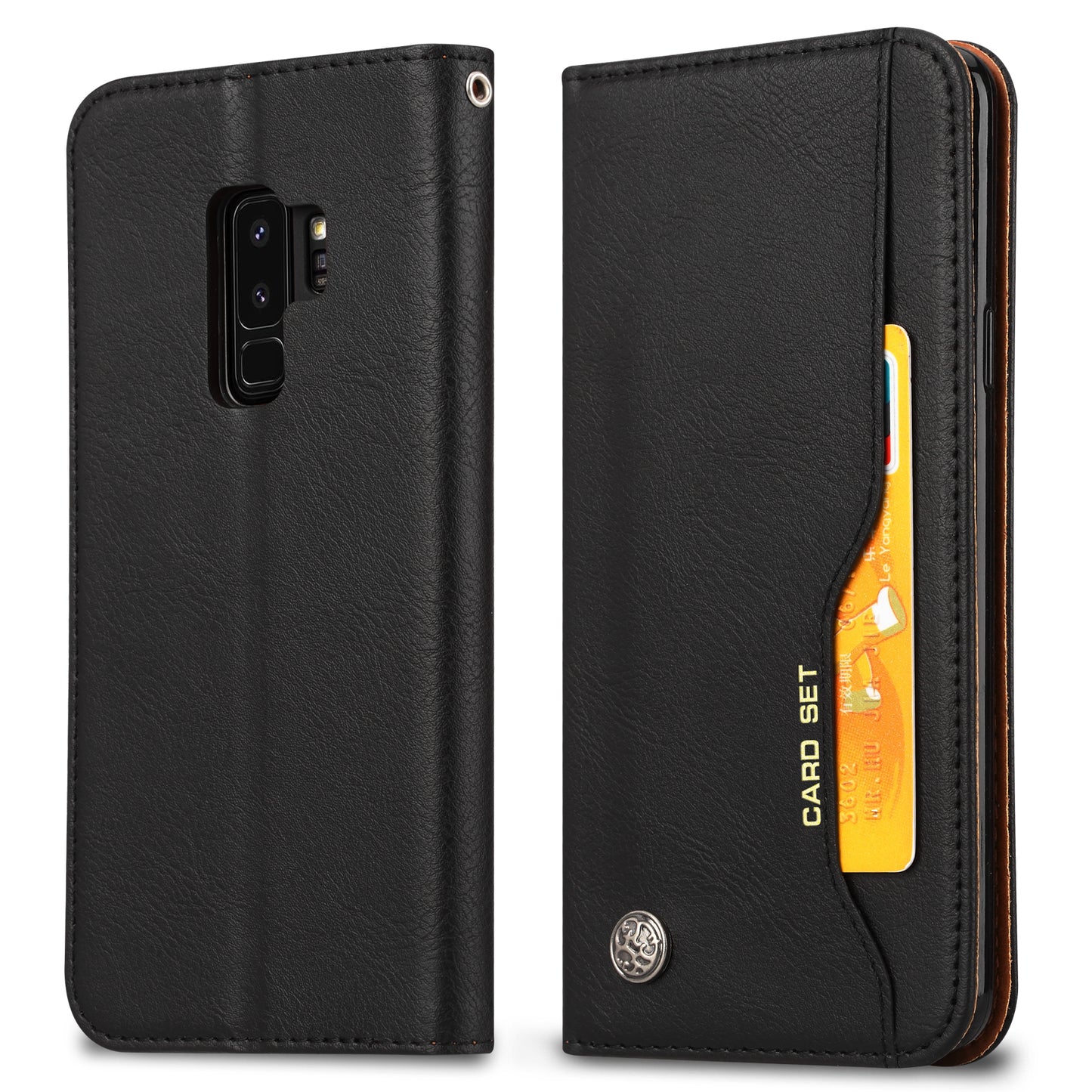 For Samsung Galaxy S9+ G965 PU Leather Wallet Stand Case Accessory