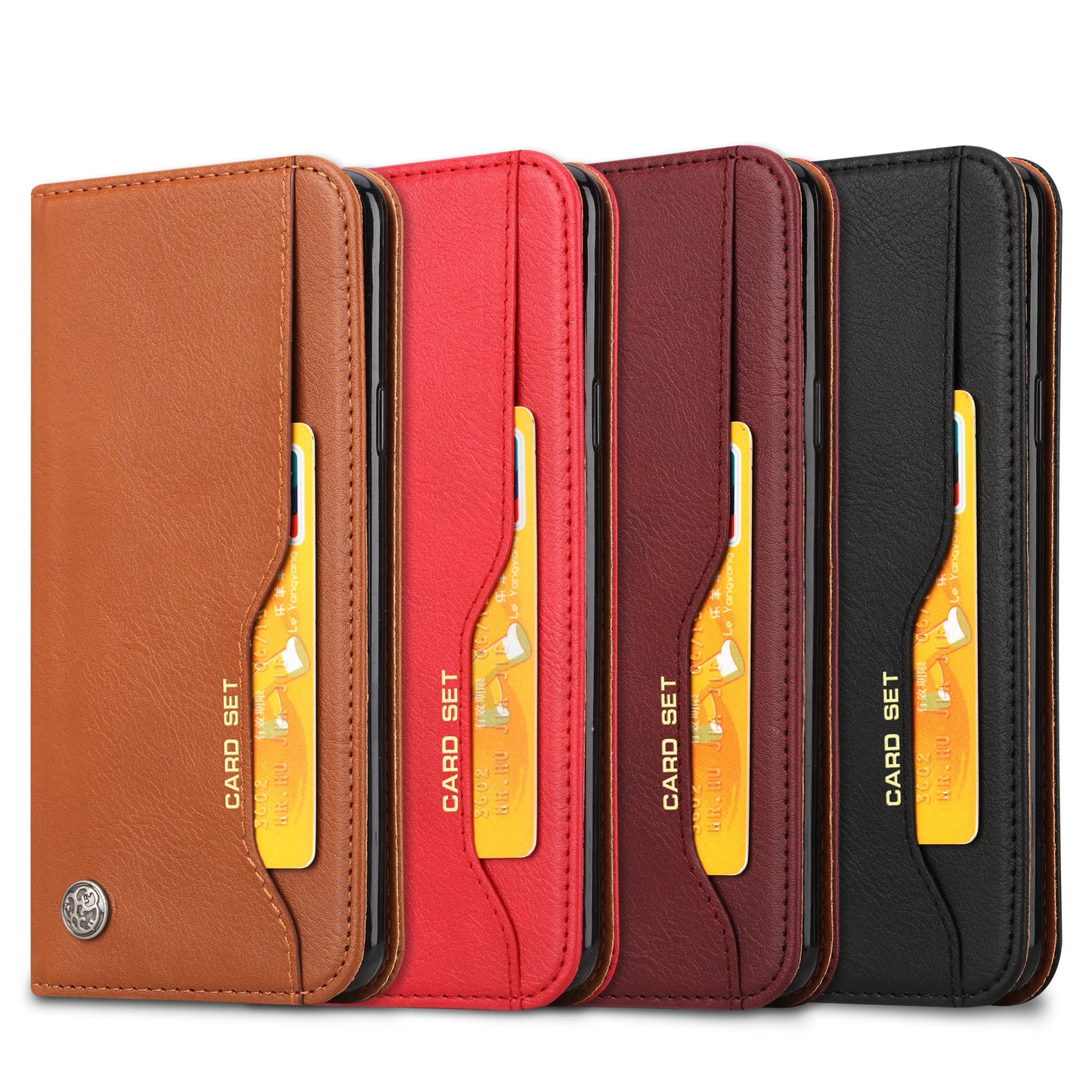 For Samsung Galaxy S9+ G965 PU Leather Wallet Stand Case Accessory