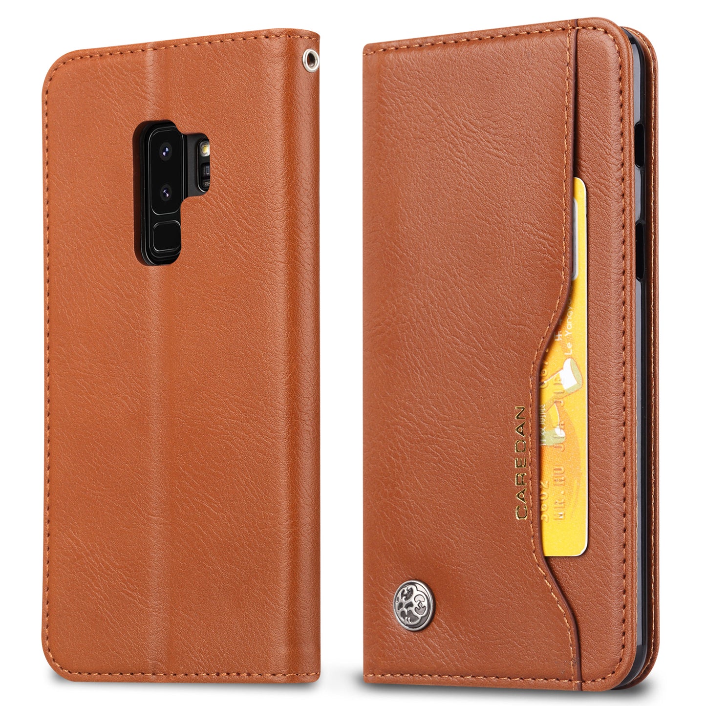 For Samsung Galaxy S9+ G965 PU Leather Wallet Stand Case Accessory
