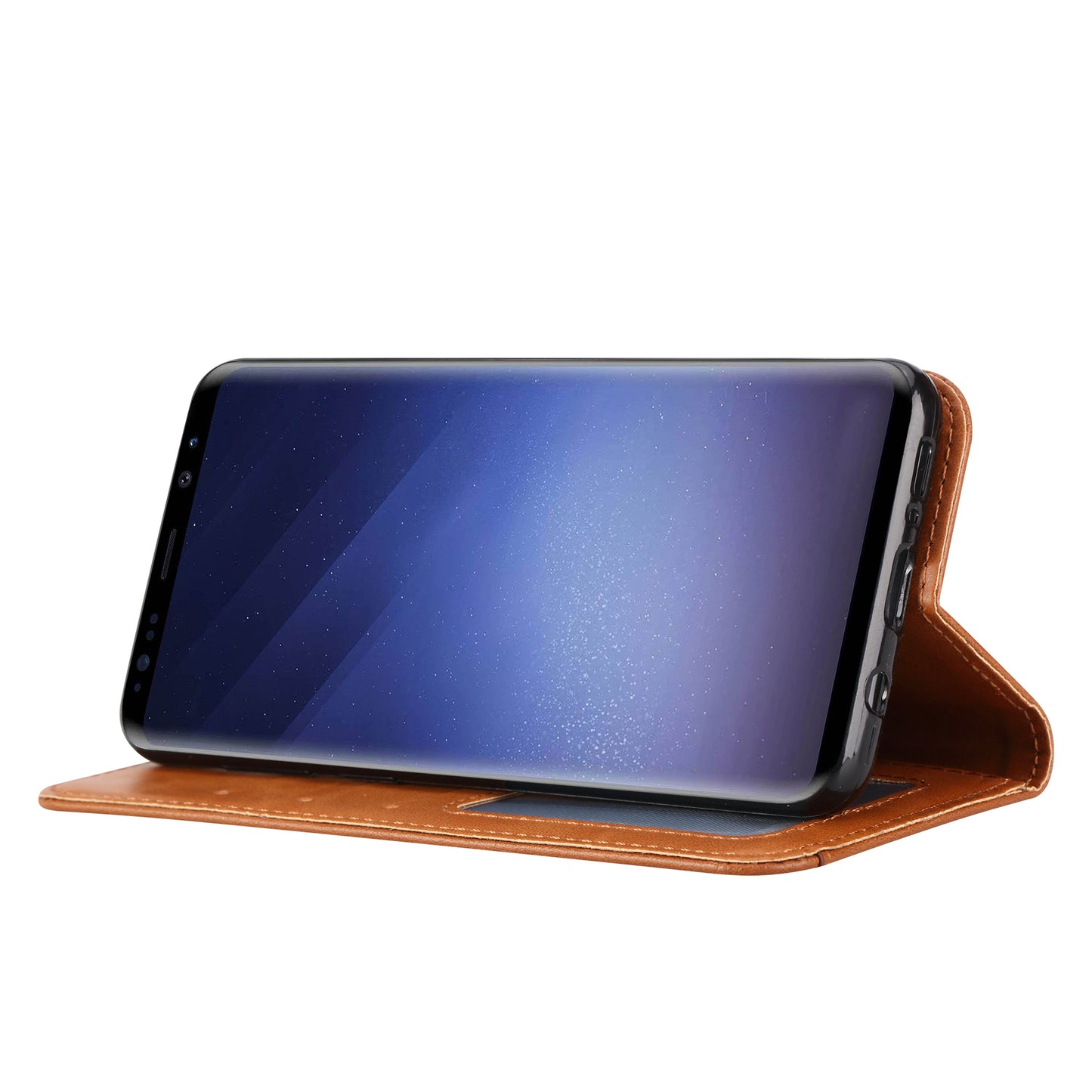 For Samsung Galaxy S9+ G965 PU Leather Wallet Stand Case Accessory