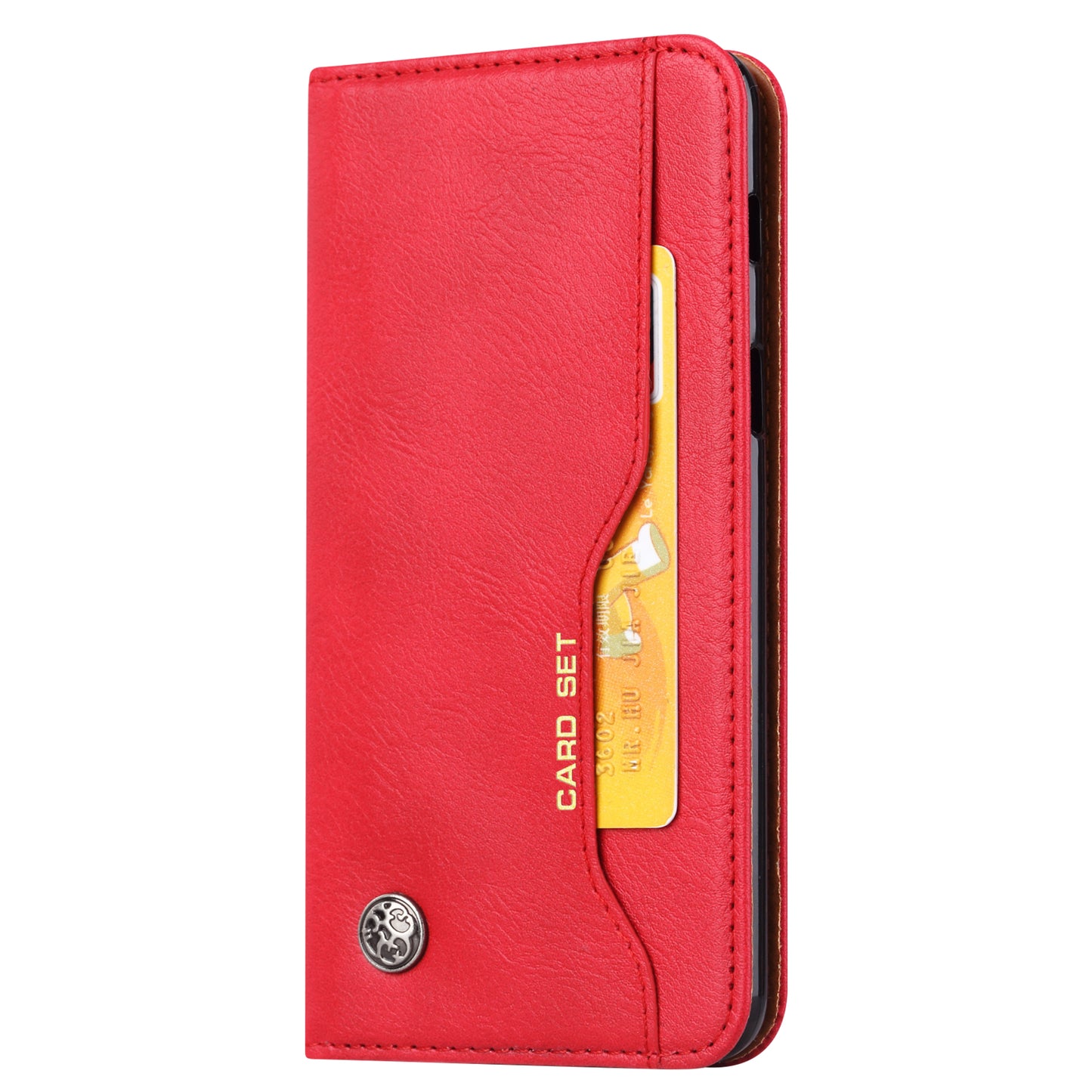 For Samsung Galaxy A8 (2018) PU Leather Wallet Stand Protective Casing