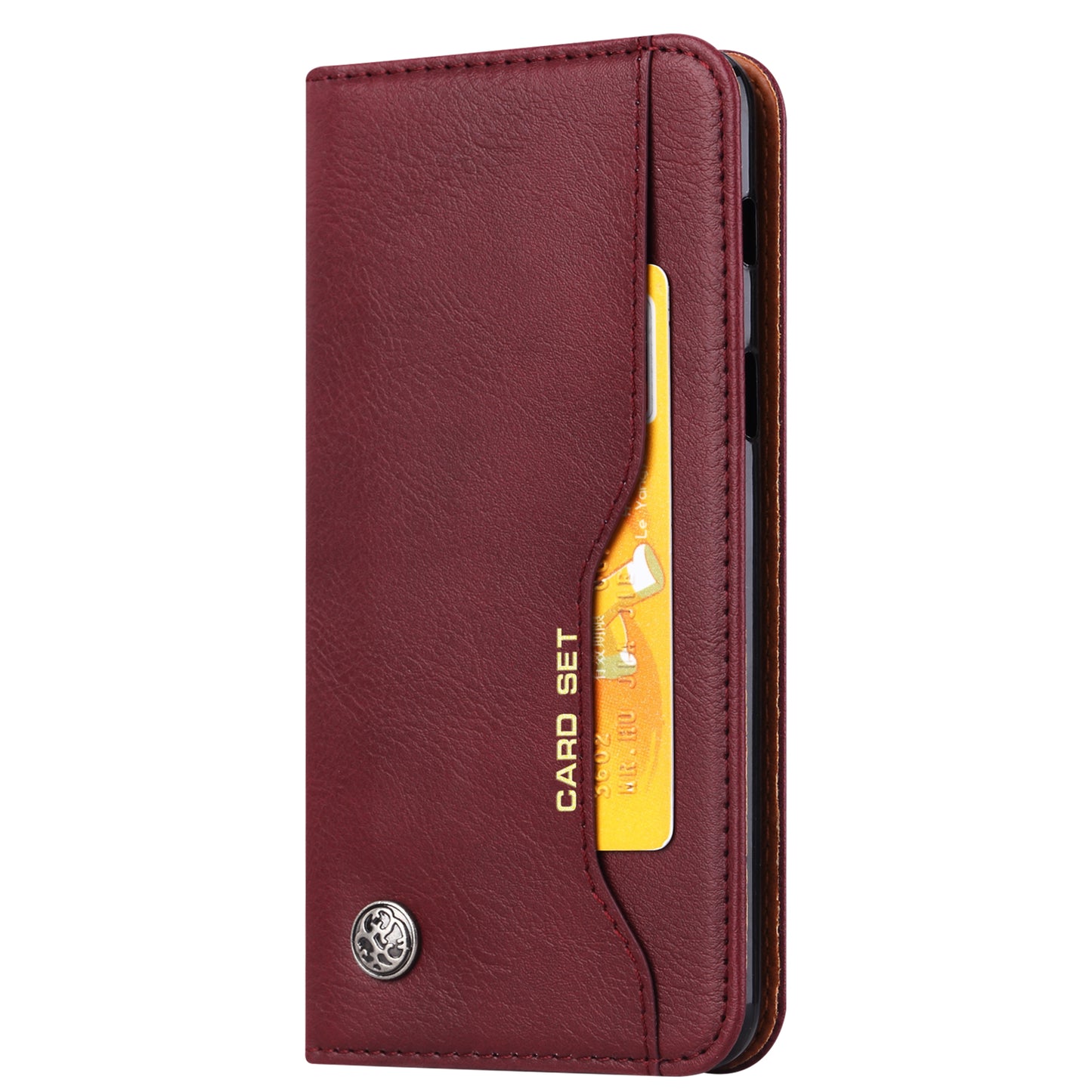 For Samsung Galaxy A8 (2018) PU Leather Wallet Stand Protective Casing