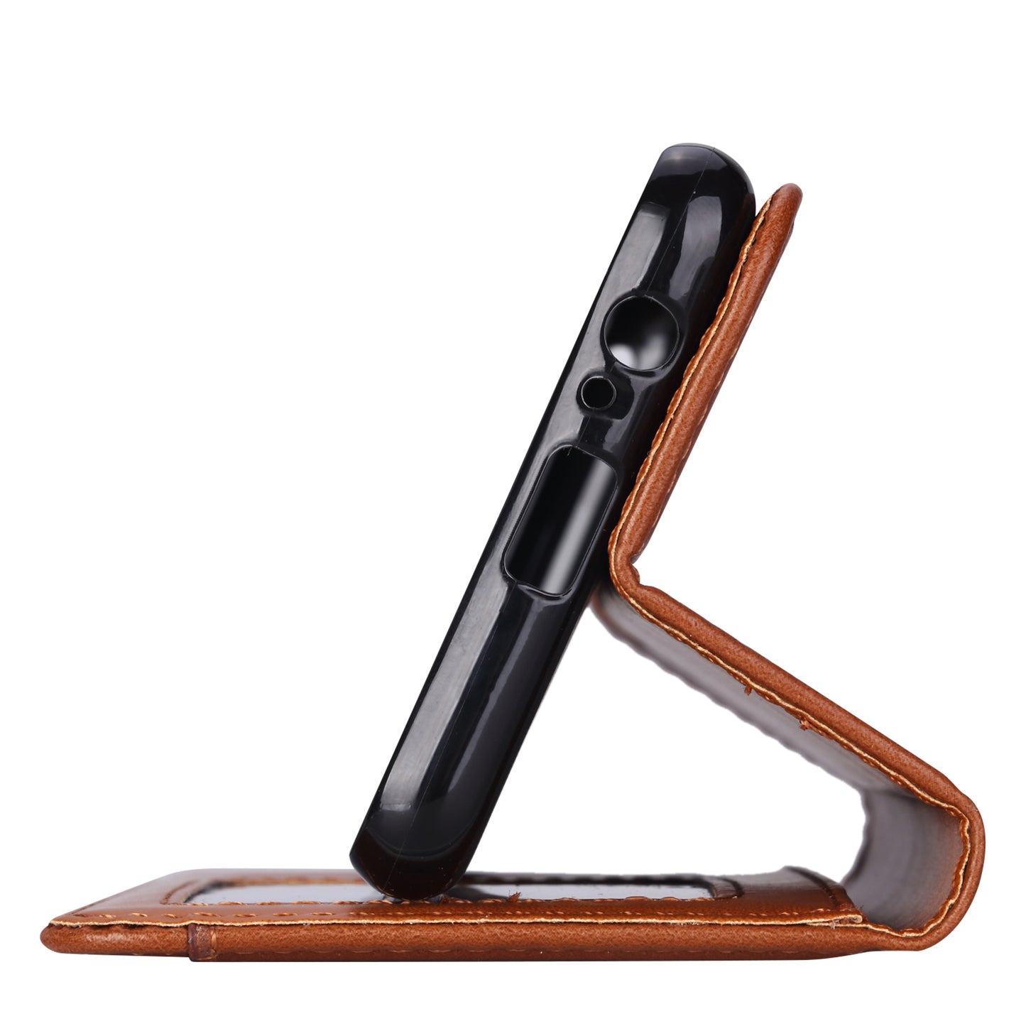 For Samsung Galaxy A8 (2018) PU Leather Wallet Stand Protective Casing