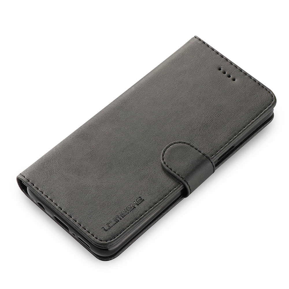 LC.IMEEKE TPU + PU Leather Case for Samsung Galaxy S9 SM-G960 with Wallet and Adjustable Stand Design