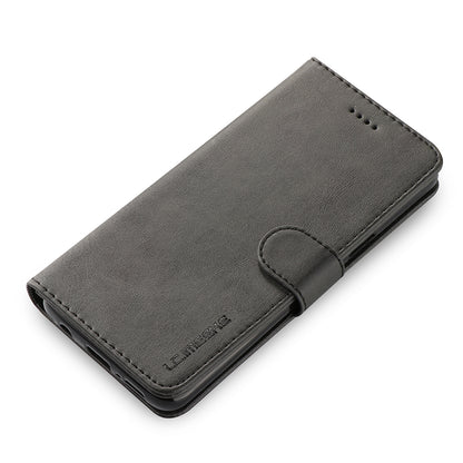 LC.IMEEKE TPU + PU Leather Case for Samsung Galaxy S9 SM-G960 with Wallet and Adjustable Stand Design