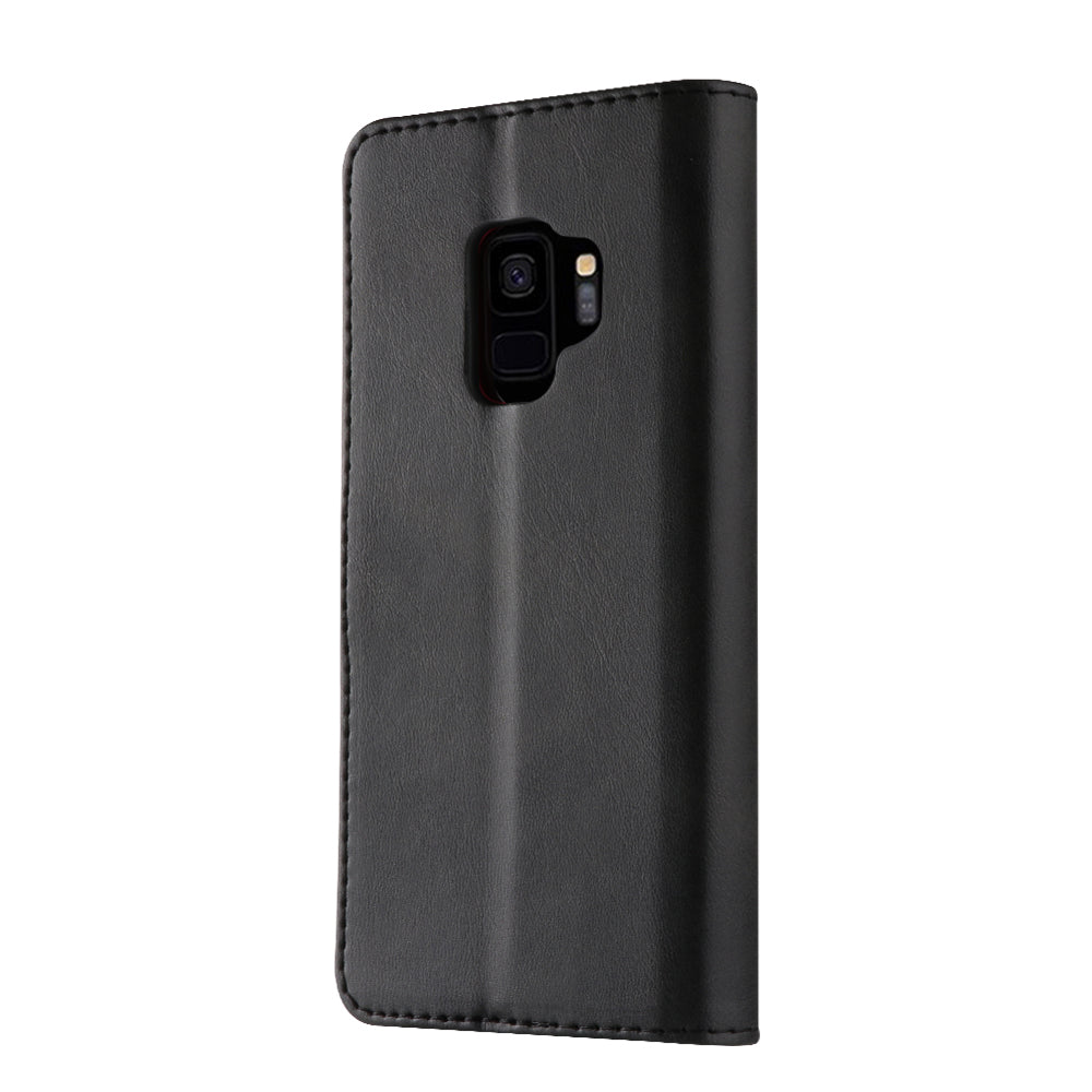 LC.IMEEKE TPU + PU Leather Case for Samsung Galaxy S9 SM-G960 with Wallet and Adjustable Stand Design