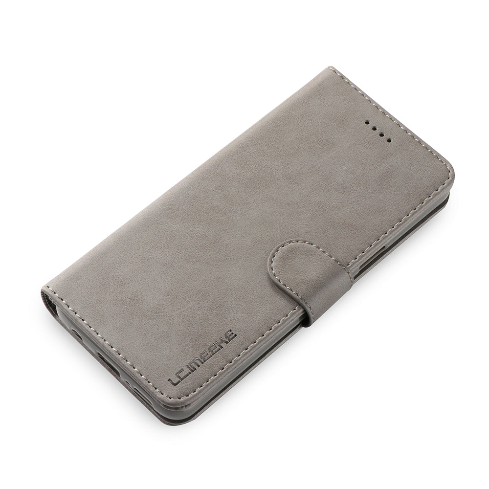 LC.IMEEKE TPU + PU Leather Case for Samsung Galaxy S9 SM-G960 with Wallet and Adjustable Stand Design