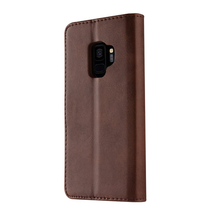 LC.IMEEKE TPU + PU Leather Case for Samsung Galaxy S9 SM-G960 with Wallet and Adjustable Stand Design