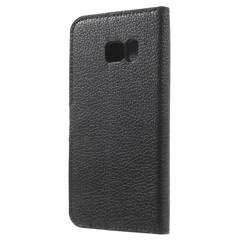 Litchi Wallet Stand Leather Case for Samsung Galaxy S7