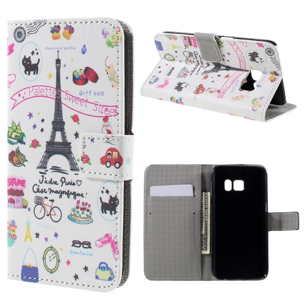Wallet Leather Case for Samsung Galaxy S7