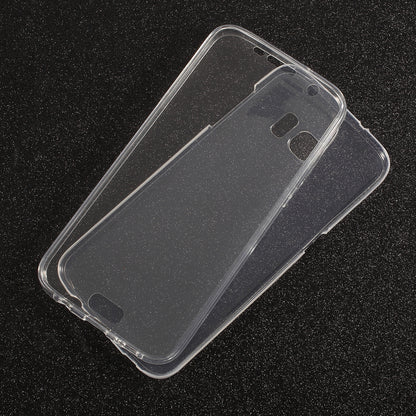 Touchable Acrylic TPU Hybrid Front + Soft TPU Back Mobile Cover for Samsung Galaxy S7 edge