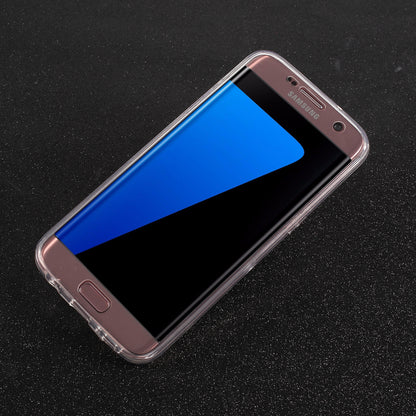 Touchable Acrylic TPU Hybrid Front + Soft TPU Back Mobile Cover for Samsung Galaxy S7 edge