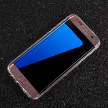 Touchable Acrylic TPU Hybrid Front + Soft TPU Back Mobile Cover for Samsung Galaxy S7 edge