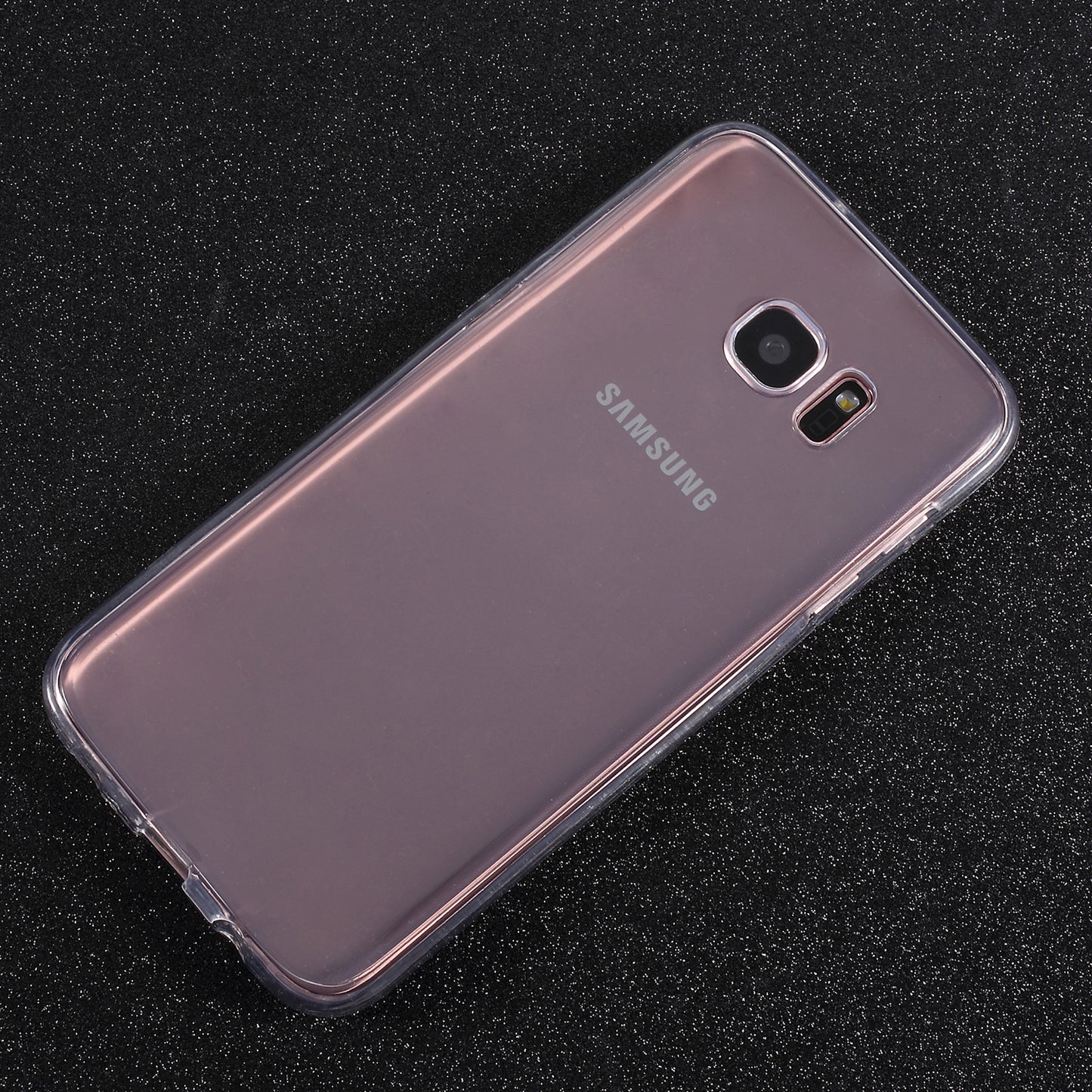 Touchable Acrylic TPU Hybrid Front + Soft TPU Back Mobile Cover for Samsung Galaxy S7 edge