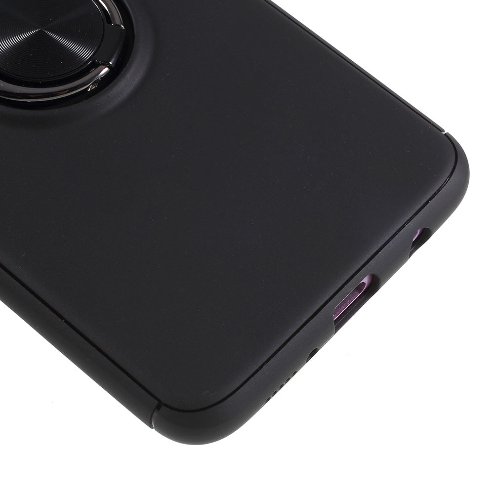 Finger Ring Kickstand TPU Case (Built-in Magnetic Holder Metal Sheet) for Samsung Galaxy S9 Plus SM-G965