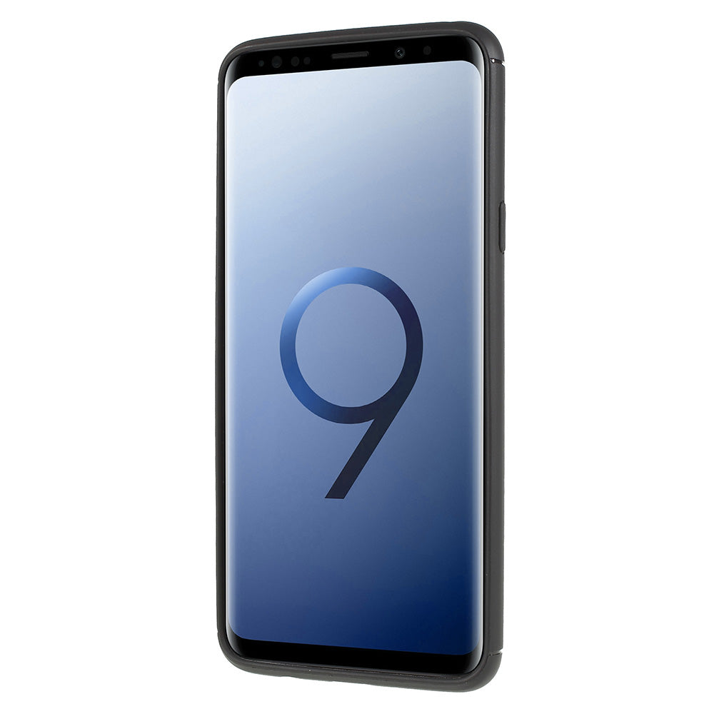 Finger Ring Kickstand TPU Case (Built-in Magnetic Holder Metal Sheet) for Samsung Galaxy S9 Plus SM-G965