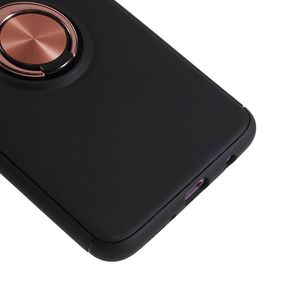 Finger Ring Kickstand TPU Case (Built-in Magnetic Holder Metal Sheet) for Samsung Galaxy S9 Plus SM-G965