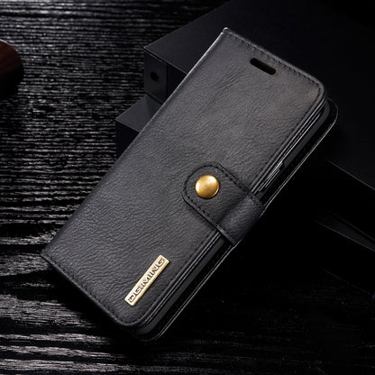 DG.MING For Samsung Galaxy S9 SM-G960 Detachable 2-in-1 Anti-scratch Split Leather Wallet Case + PC Back Case