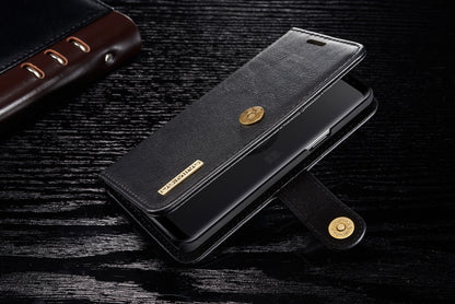 DG.MING For Samsung Galaxy S9 SM-G960 Detachable 2-in-1 Anti-scratch Split Leather Wallet Case + PC Back Case