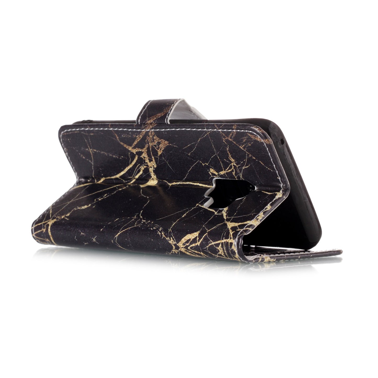 Patterned PU Leather Wallet Stand Phone Casing for Samsung Galaxy S9 G960